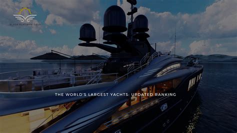 26 Largest Yachts In The World (Updated Ranking).